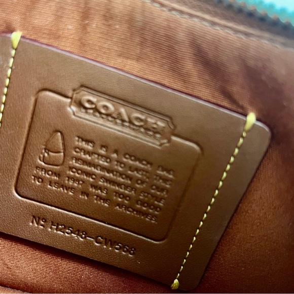 Coach Brown and Silver Shoulder Bag - Picture 9 of 14